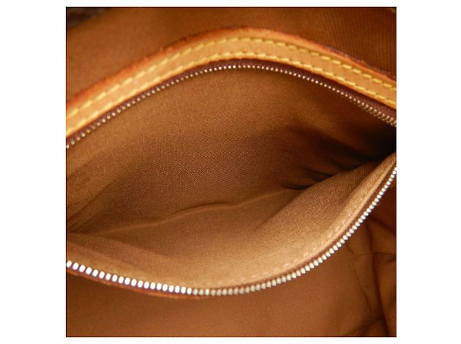 Borsa Tote Cabas Piano Monogram Louis Vuitton Marrone Monogramma - vista 17