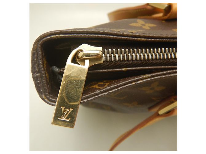 Borsa Tote Cabas Piano Monogram Louis Vuitton Marrone Monogramma - vista 19