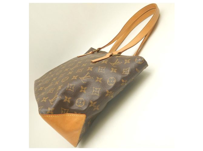 Borsa Tote Cabas Piano Monogram Louis Vuitton Marrone Monogramma - vista 4