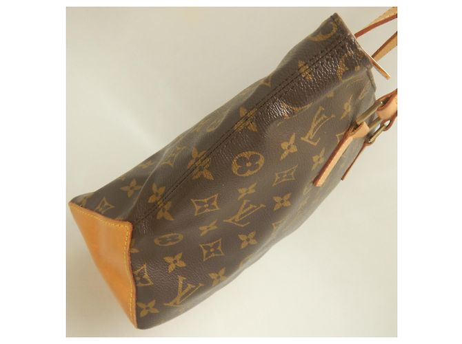 Borsa Tote Cabas Piano Monogram Louis Vuitton Marrone Monogramma - vista 8