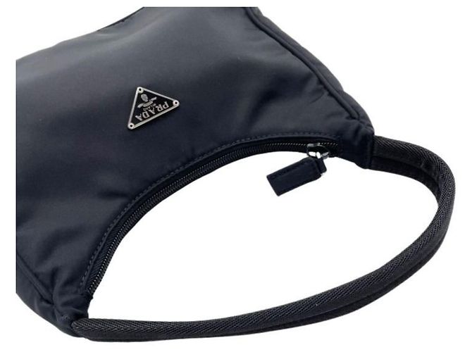 Prada Triangle Handtasche MV519 Schwarz Weiß - Ansicht 6