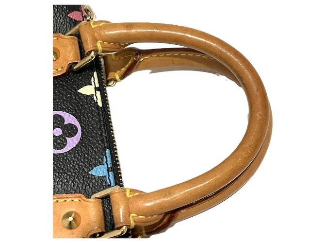 Borsa a mano Louis Vuitton Mini Speedy Nero - vista 8