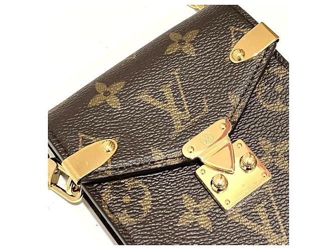 Louis Vuitton Phone Pouch Metis Shoulder Bag Marrone - vista 7