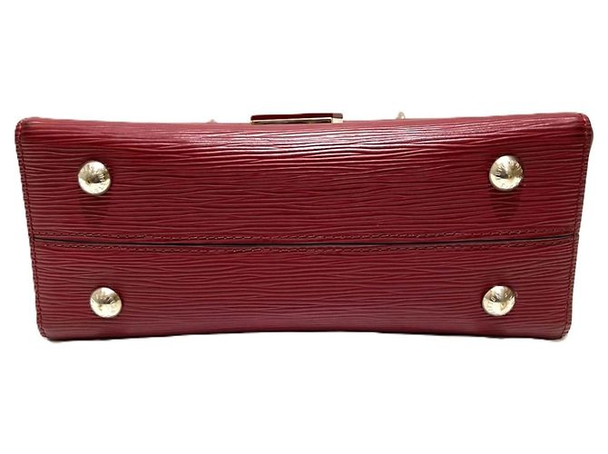 Borsa Louis Vuitton Grenelle PM Rosso - vista 3