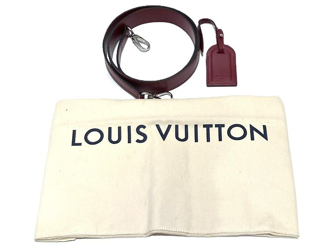 Borsa Louis Vuitton Grenelle PM Rosso - vista 5