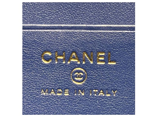Chanel Coco Mark CC Filigree Schultertasche Weiß Rot Blau - Ansicht 4