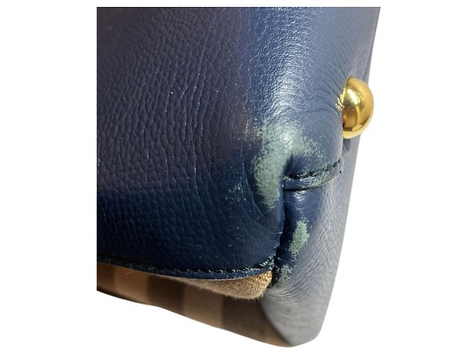 Burberry Banner Medium Handtasche Marineblau - Ansicht 8