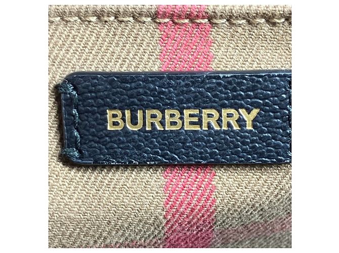 Borsa a mano Burberry Banwell Medium Blu navy - vista 4