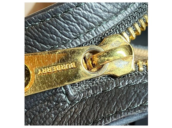 Borsa a mano Burberry Banwell Medium Blu navy - vista 9