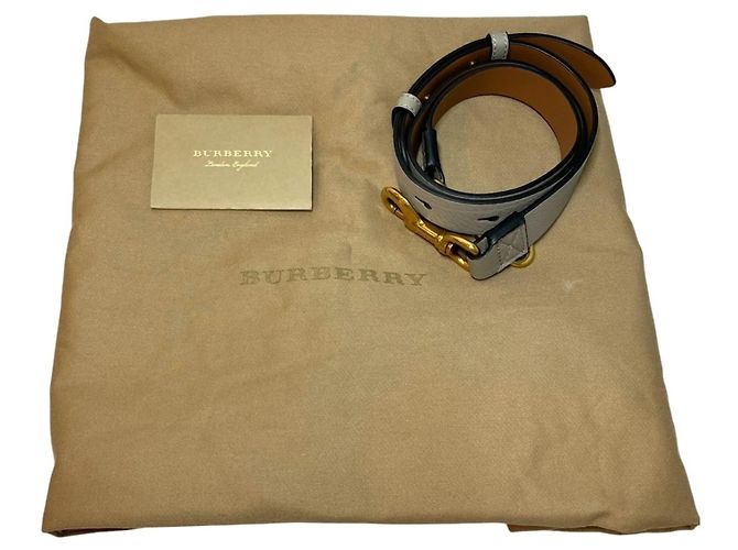 Burberry Belt Bag Tote aus gräulichem Leder Grau - Ansicht 5