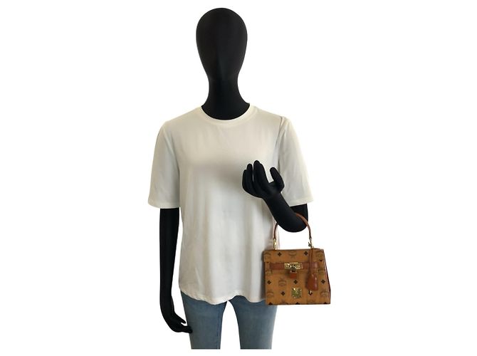 MCM Vintage Visetos Mini Handtasche Braun - Ansicht 7