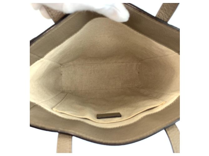 Jimmy Choo Star Studded Pegasus N S Leder Tote/Schultertasche Greige Grau - Ansicht 7