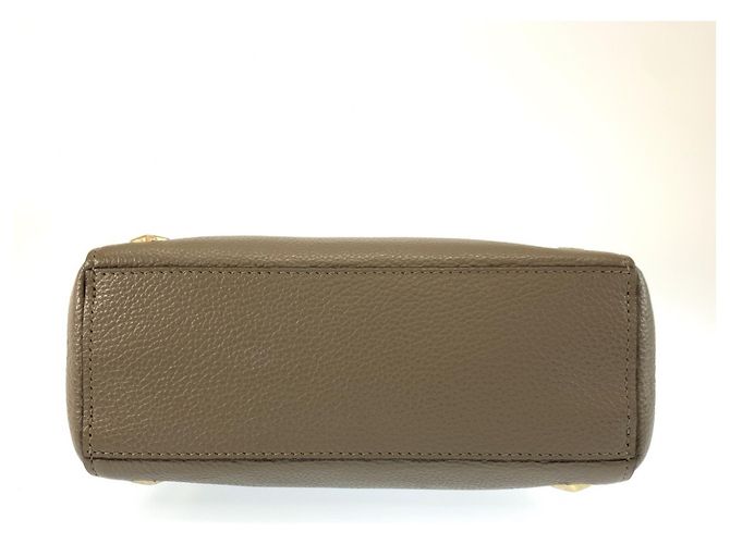 Jimmy Choo Star Studded Pegasus N S Leder Tote/Schultertasche Greige Grau - Ansicht 9