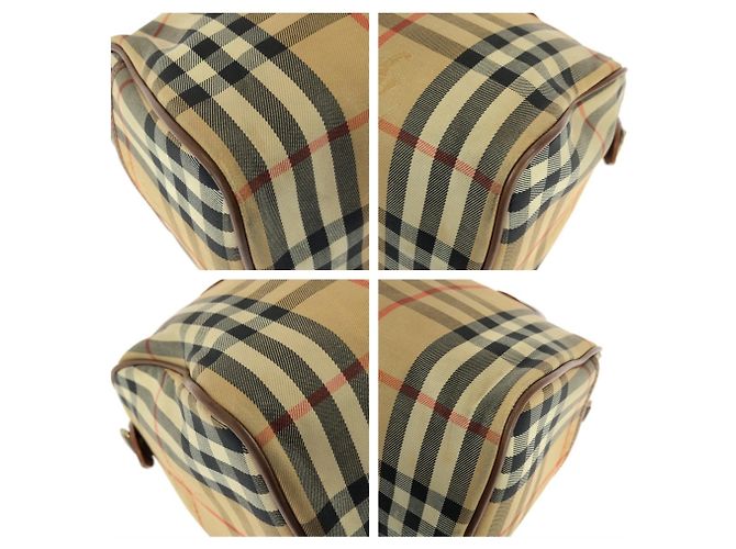 Burberry Vintage Check Mini Boston Bag Braun Beige - Ansicht 3