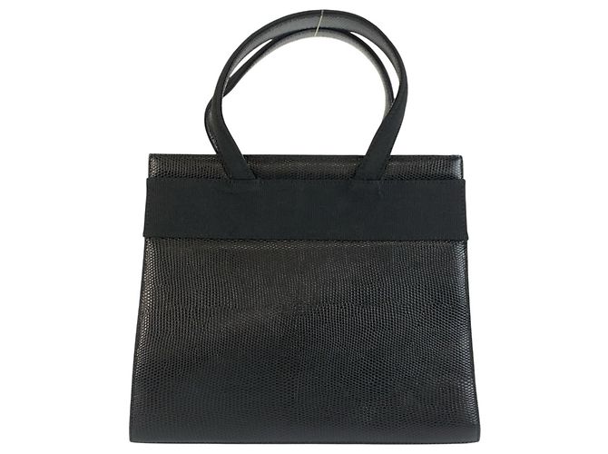 Borsa in pelle nera Salvatore Ferragamo Vara Ribbon Nero - vista 2