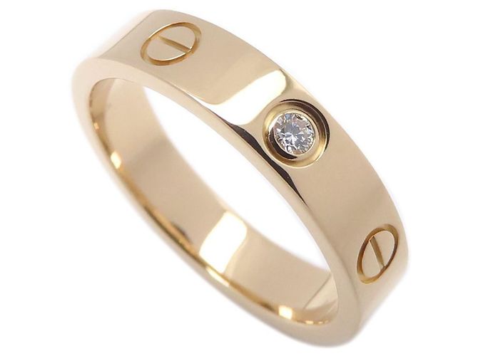 Cartier Mini Love Diamantring Golden - Ansicht 2