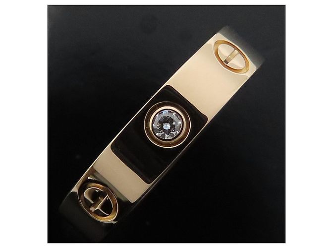 Cartier Mini Love Diamantring Golden - Ansicht 6