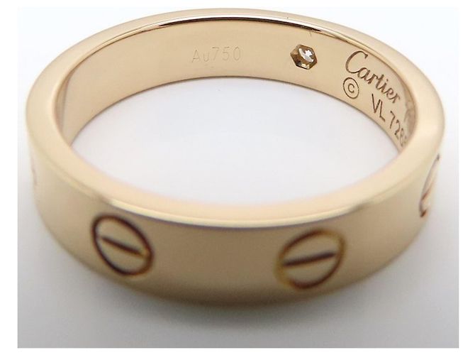 Cartier Mini Love Diamantring Golden - Ansicht 7