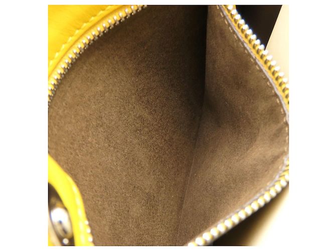 Borsa a tracolla 2-Way Fendi Peekaboo X-LITE Small Giallo Marrone scuro - vista 14