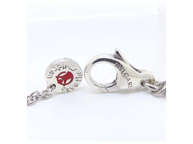 Bulgari Collar Bvlgari B.zero1 Rock Save the Children Plata - vista 5