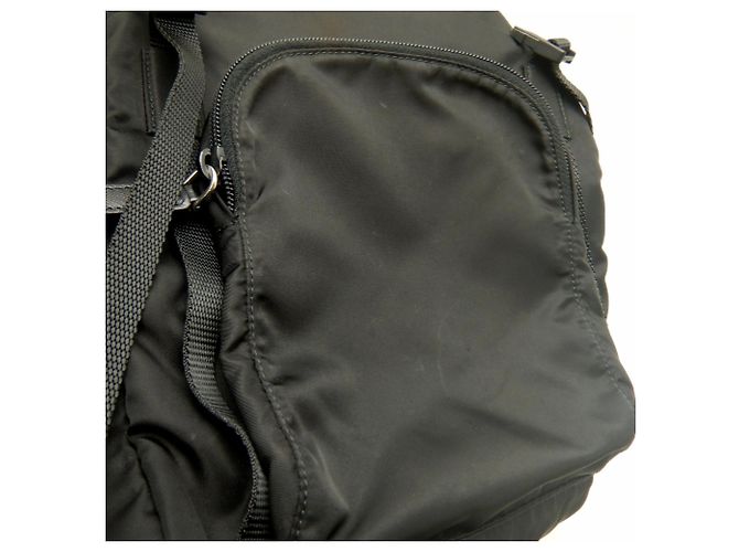 Sac à dos PRADA Tessuto 1BZ039 Noir - vue 10