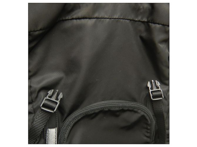 Sac à dos PRADA Tessuto 1BZ039 Noir - vue 11