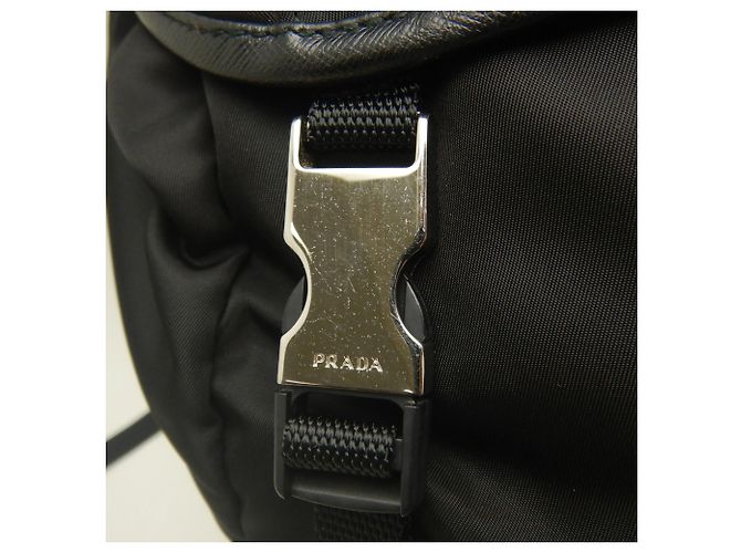 Sac à dos PRADA Tessuto 1BZ039 Noir - vue 15