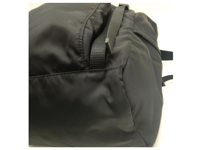 Sac à dos PRADA Tessuto 1BZ039 Noir - vue 18