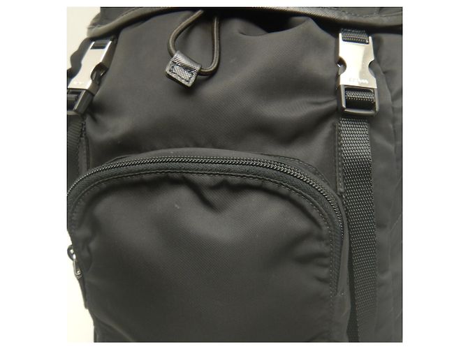 Sac à dos PRADA Tessuto 1BZ039 Noir - vue 9