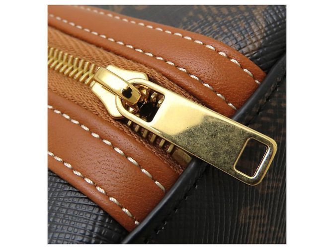 Céline Celine Schultertasche und Clutch mit Kette Braun - Ansicht 13