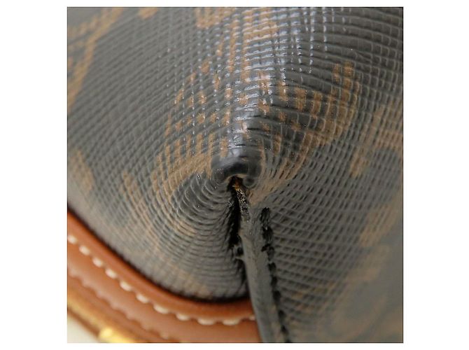 Céline Celine Schultertasche und Clutch mit Kette Braun - Ansicht 16