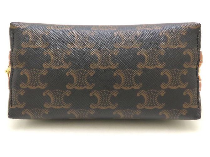 Céline Celine Schultertasche und Clutch mit Kette Braun - Ansicht 4