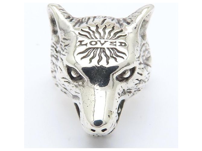 Anello GUCCI Anger Forest Wolf Argento - vista 5