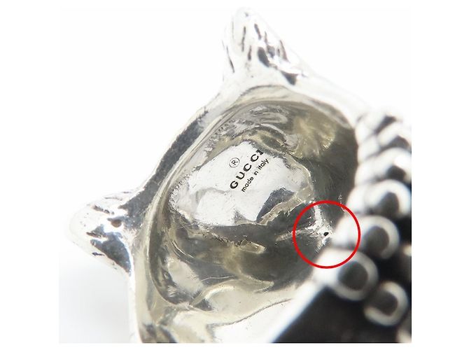 Anello GUCCI Anger Forest Wolf Argento - vista 8