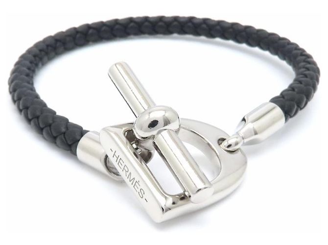 Hermès Bracciale Charm Etrier Hermes Nero - vista 2