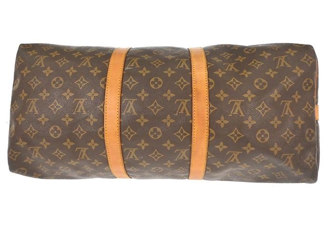 Louis Vuitton Keepall Bandouliere Monogram Canvas 50 Marron - vue 6