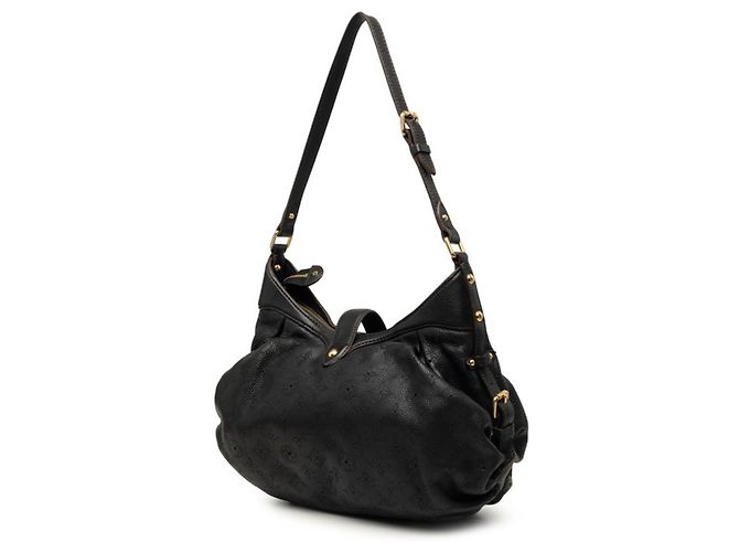 Borsa a tracolla Louis Vuitton Monogram Mahina XS Nero Monogramma - vista 2