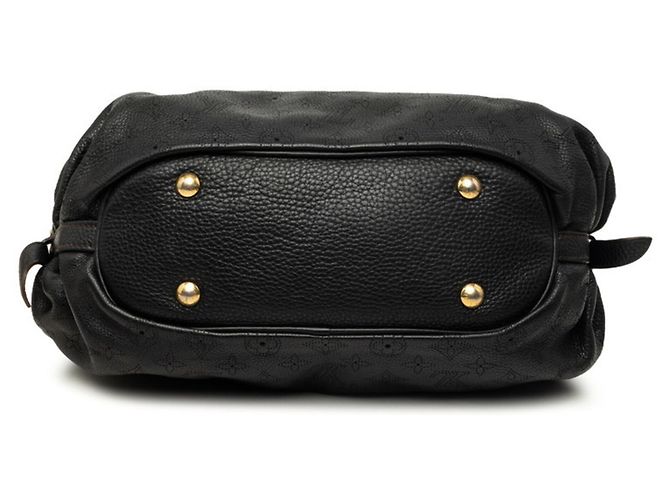 Borsa a tracolla Louis Vuitton Monogram Mahina XS Nero Monogramma - vista 3