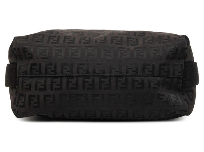 Borsa a tracolla Fendi Zucchino Marrone Nero - vista 3