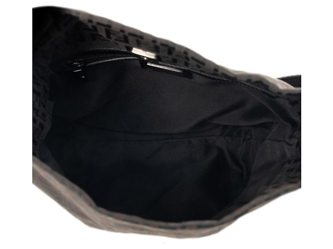 Borsa a tracolla Fendi Zucchino Marrone Nero - vista 4