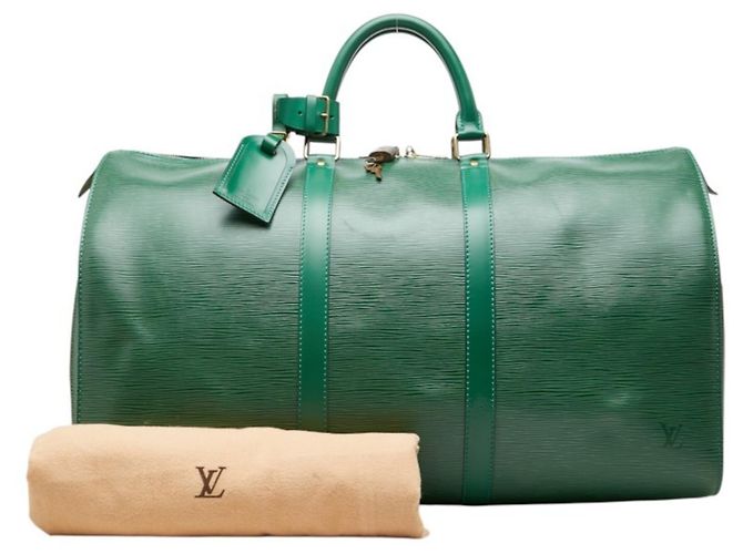 Bolsa Boston Louis Vuitton Epi Keepall 50 - vista 12