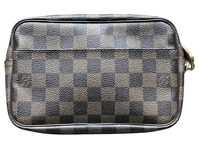 Louis Vuitton Pochette Bi-Macao Clutch Bag Castaño - vista 2
