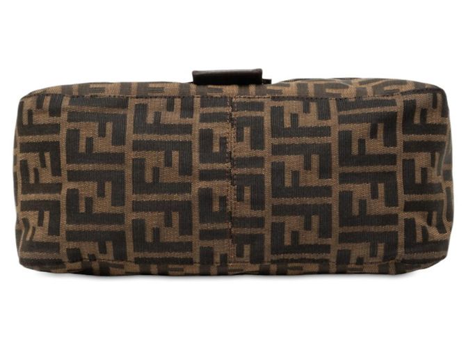 Borsa Fendi Zucca One-Shoulder Marrone - vista 3