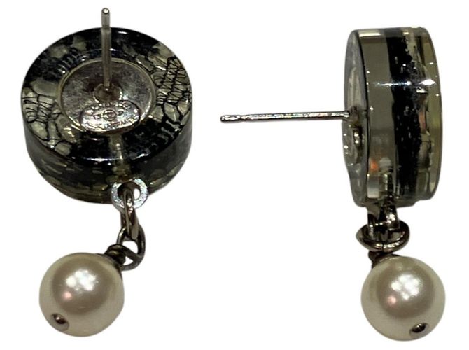 Pendientes Chanel Coco Mark Pearl Swing - vista 5