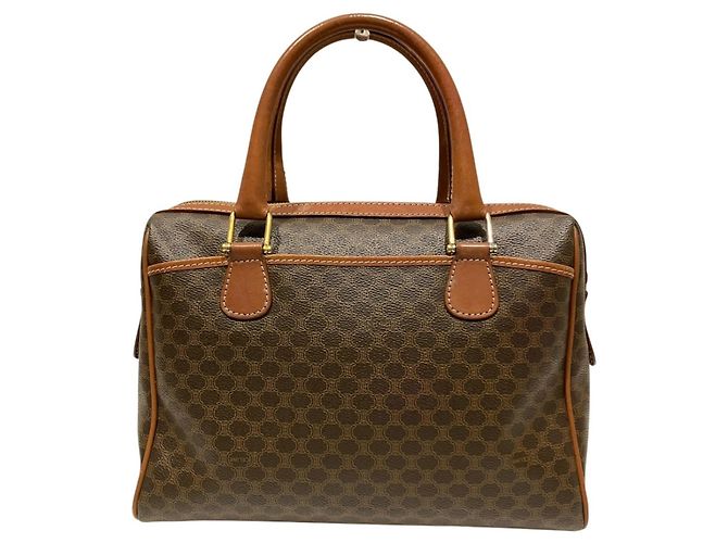 Céline Bolso Boston Celine Macadam Castaño - vista 2