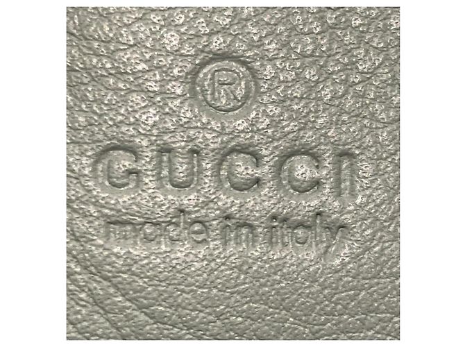 Portafoglio bi-fold Gucci GG Marmont in pelle blu - vista 4