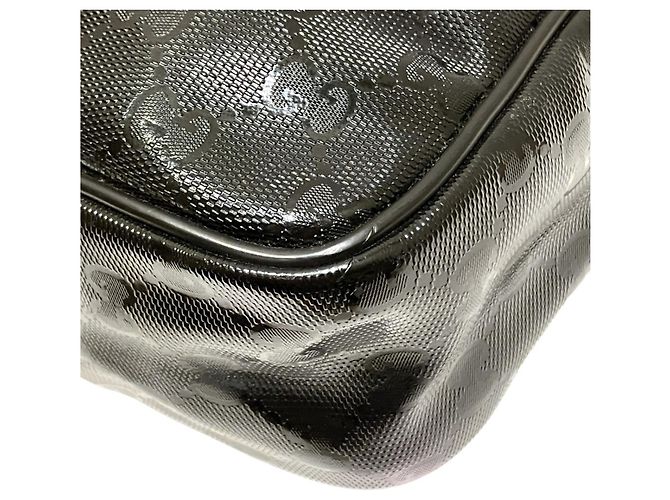 Bolsa de Ombro Gucci GG Estampada Preto - vista 6