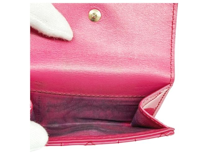 Cartera Lady Tri-fold Christian Dior Rosa - vista 6