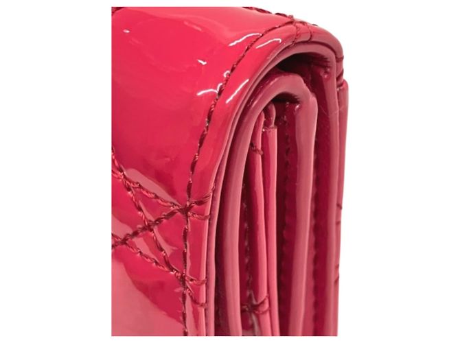Cartera Lady Tri-fold Christian Dior Rosa - vista 7