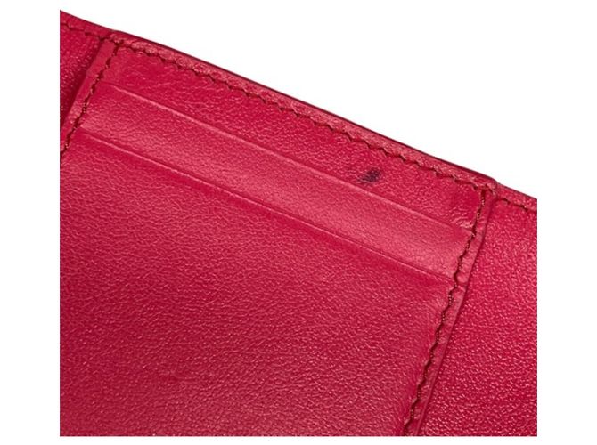 Cartera Lady Tri-fold Christian Dior Rosa - vista 8